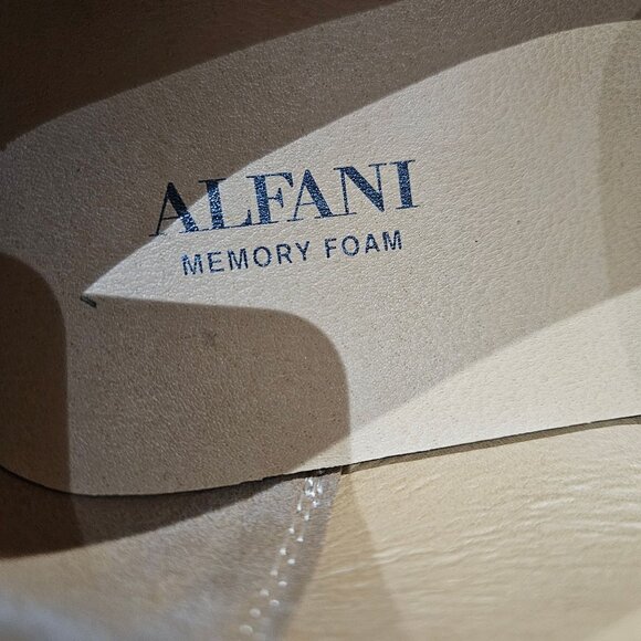 Mens Alfani Black Leather Loafers With Memory Foam Sole size 13 M - Picture 4 of 7